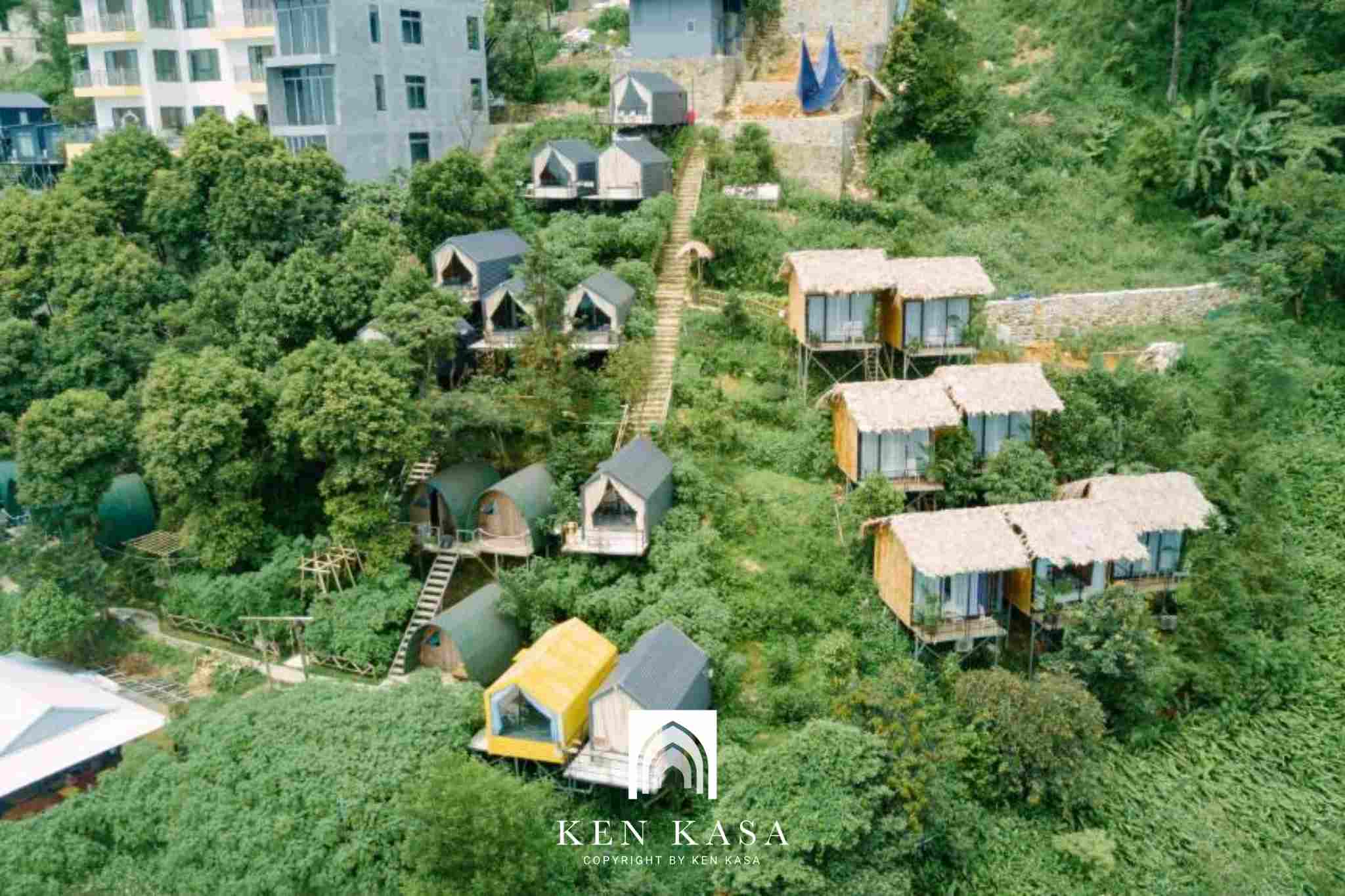Mẫu nhà homestay trên đồi 90s homestay tam đảo 